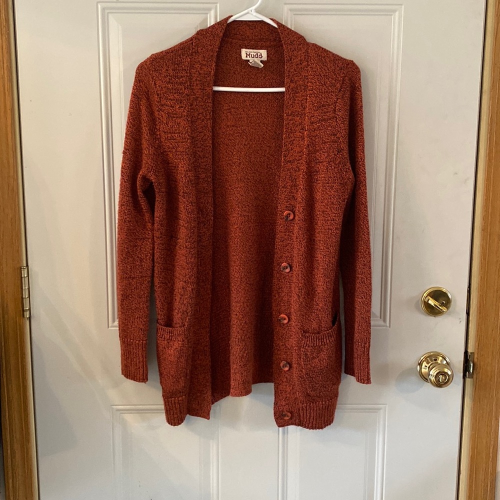 Burnt orange cardigan